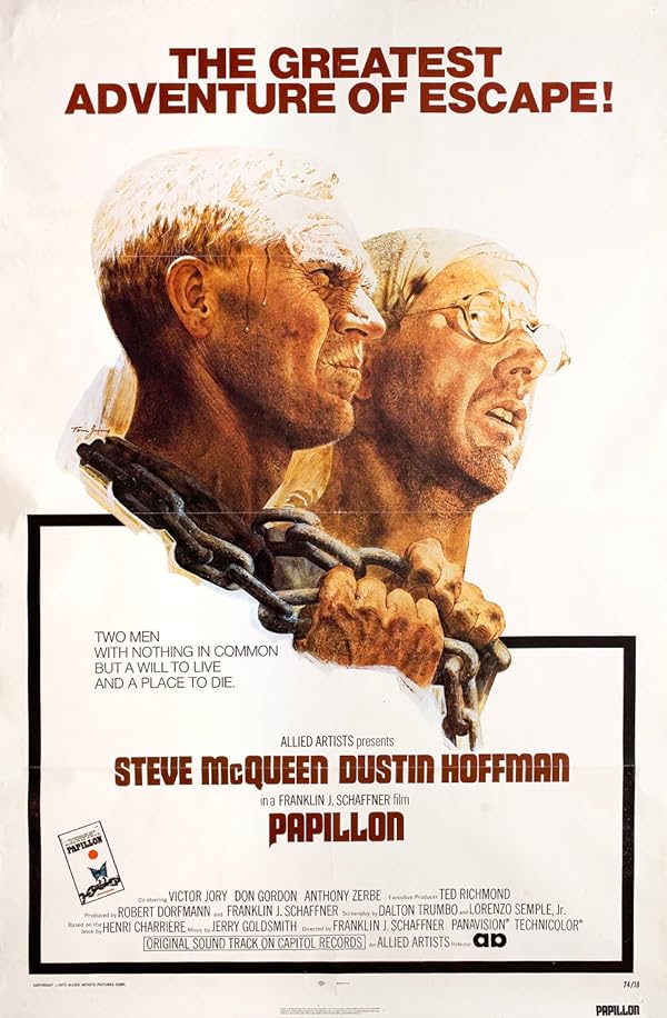 دانلود فیلم Papillon 1973 دانلود فیلم Papillon 1973