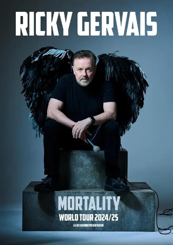 دانلود استندآپ Ricky Gervais: Mortality 2025 دانلود استندآپ Ricky Gervais: Mortality 2025